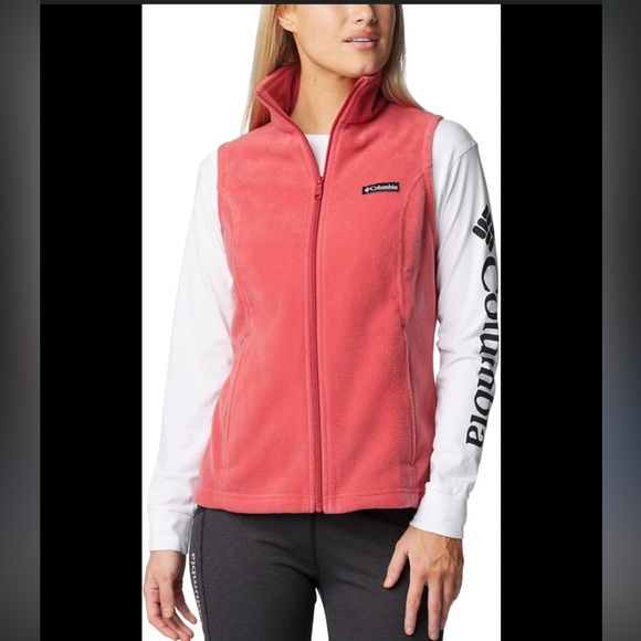 Columbia Jackets & Blazers - Columbia Women's Red Fleece Vest